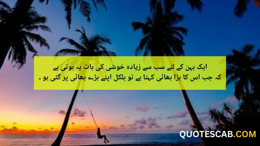 brother quotes in urdu​