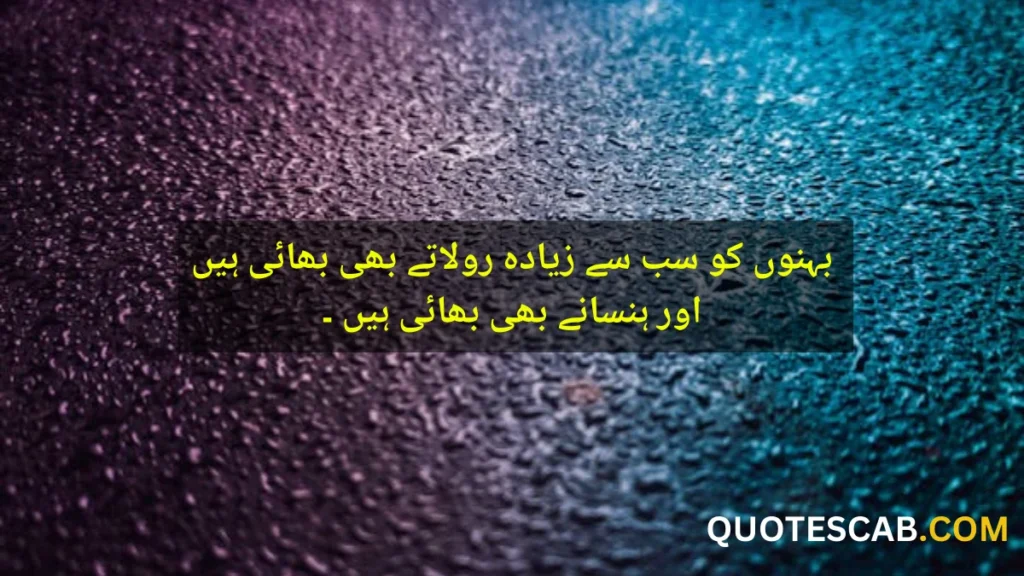 brother quotes in urdu​