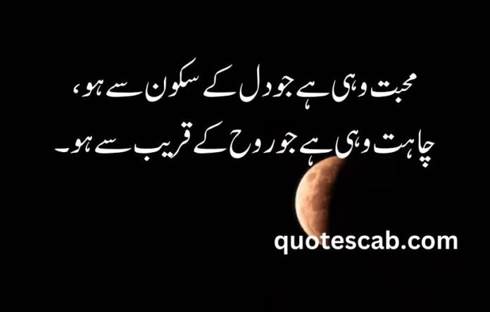 heart touching love quotes in urdu