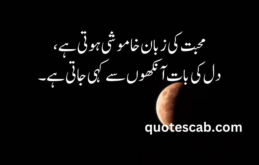 heart touching love quotes in urdu