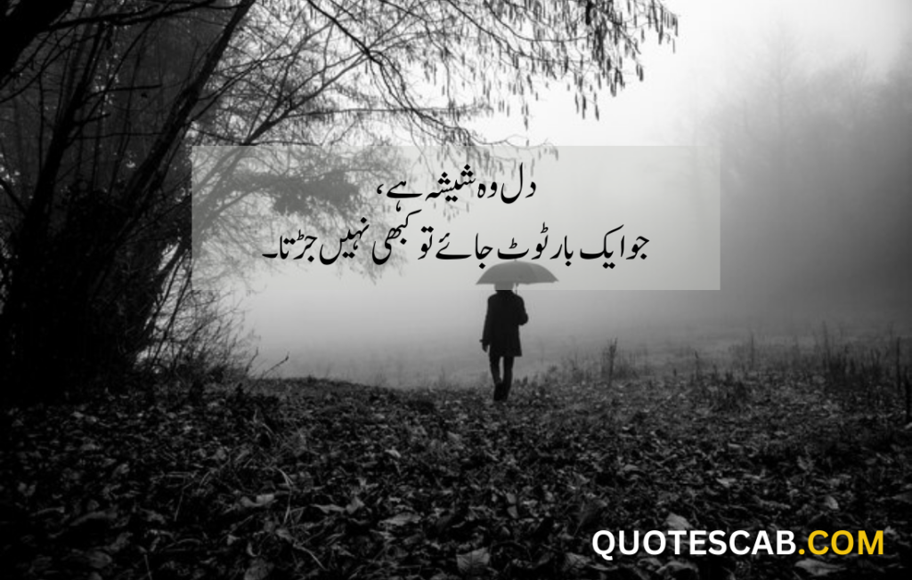 Sad quotes in Urdu one line