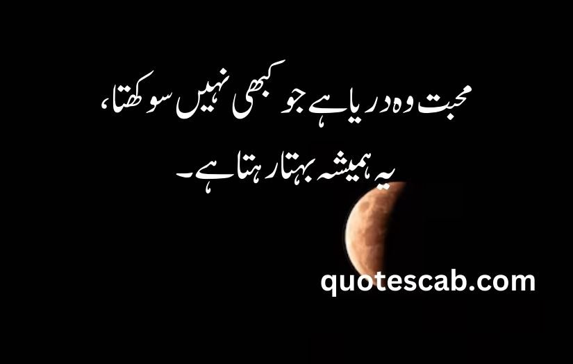 heart touching love quotes in urdu