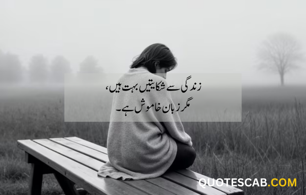 Sad quotes in Urdu one line