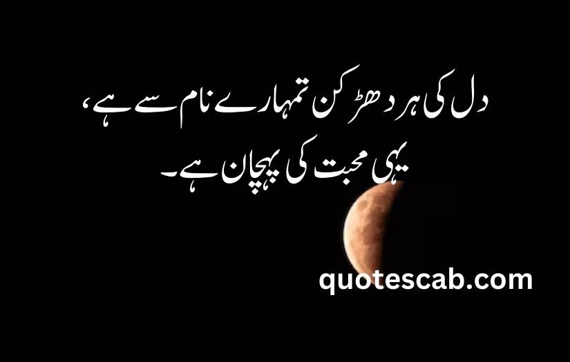 heart touching love quotes in urdu