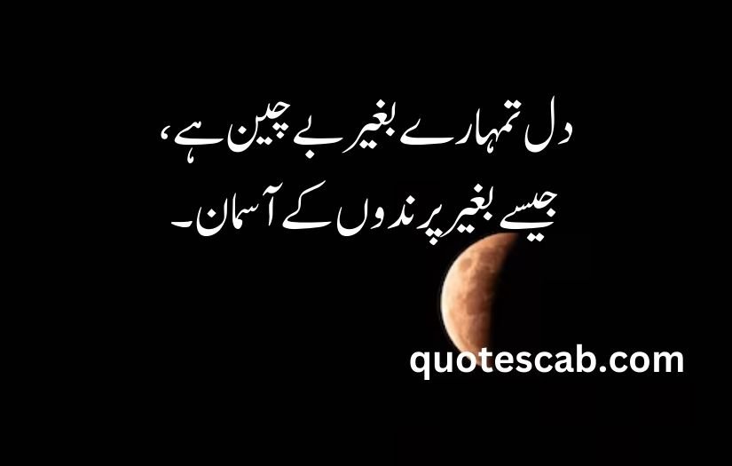 heart touching love quotes in urdu