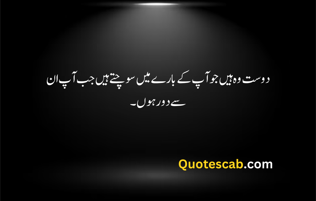 friendship quotes in urdu