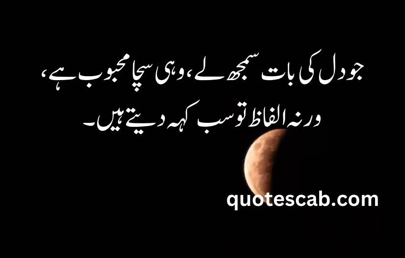 heart touching love quotes in urdu