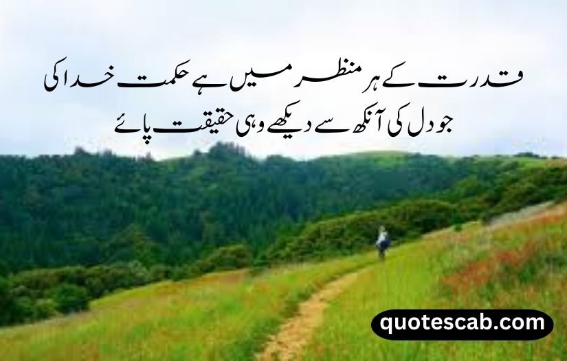 nature quotes in urdu