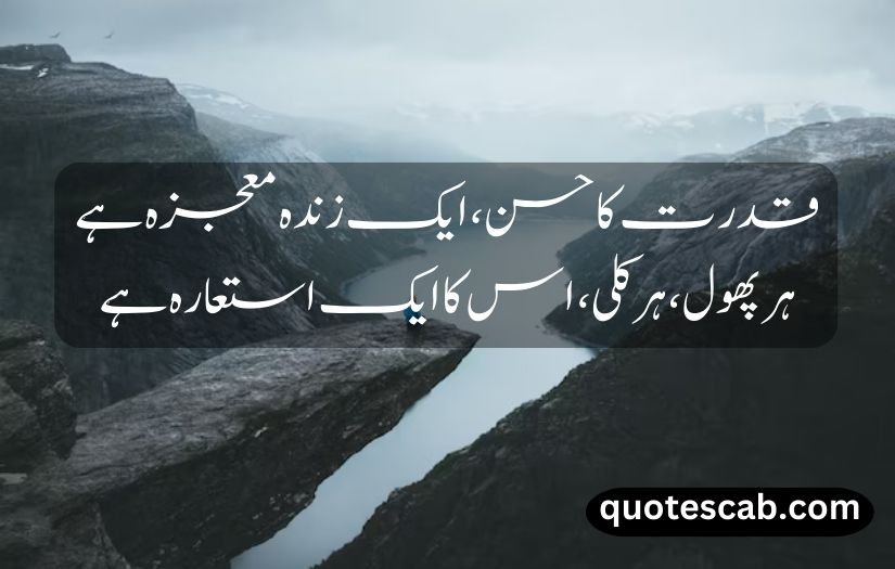 nature quotes in urdu