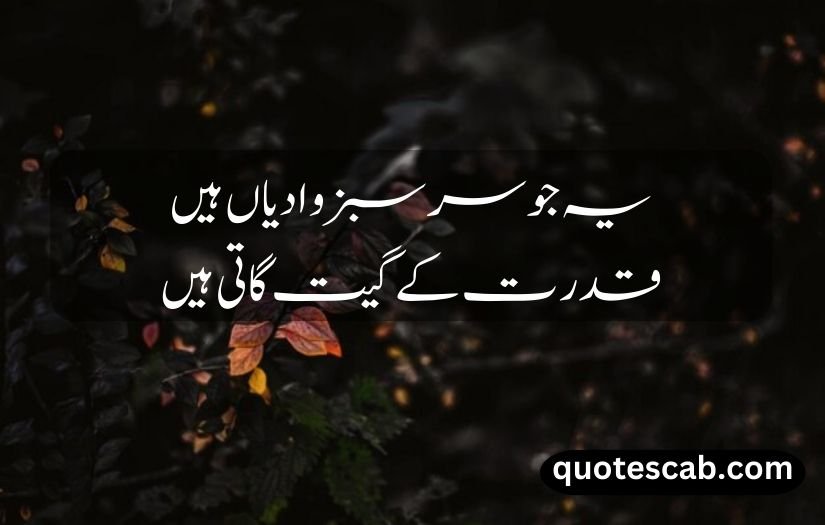 nature quotes in urdu