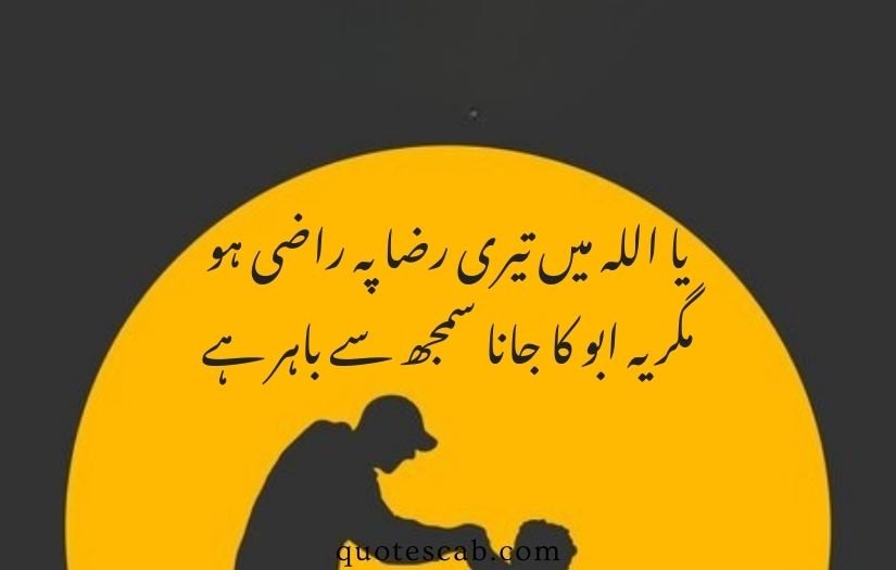father quotes in urdu text