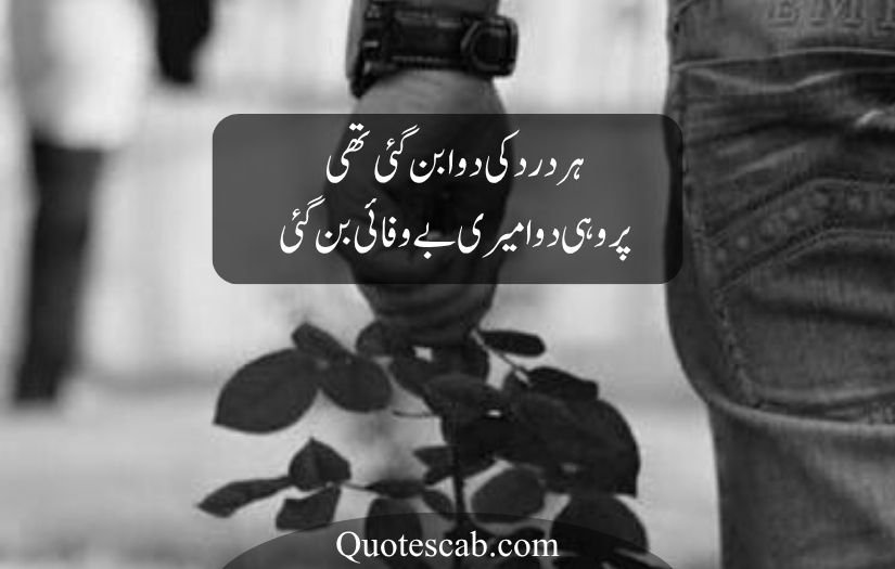 bewafa poetry in urdu text