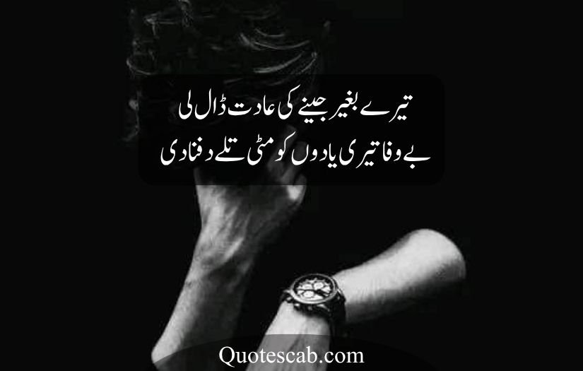 bewafa poetry in urdu text