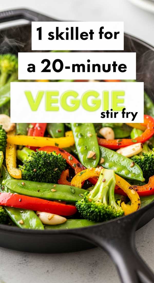 1 Skillet For A 20 Minute Veggie Stir Fry 69f1970a72e01