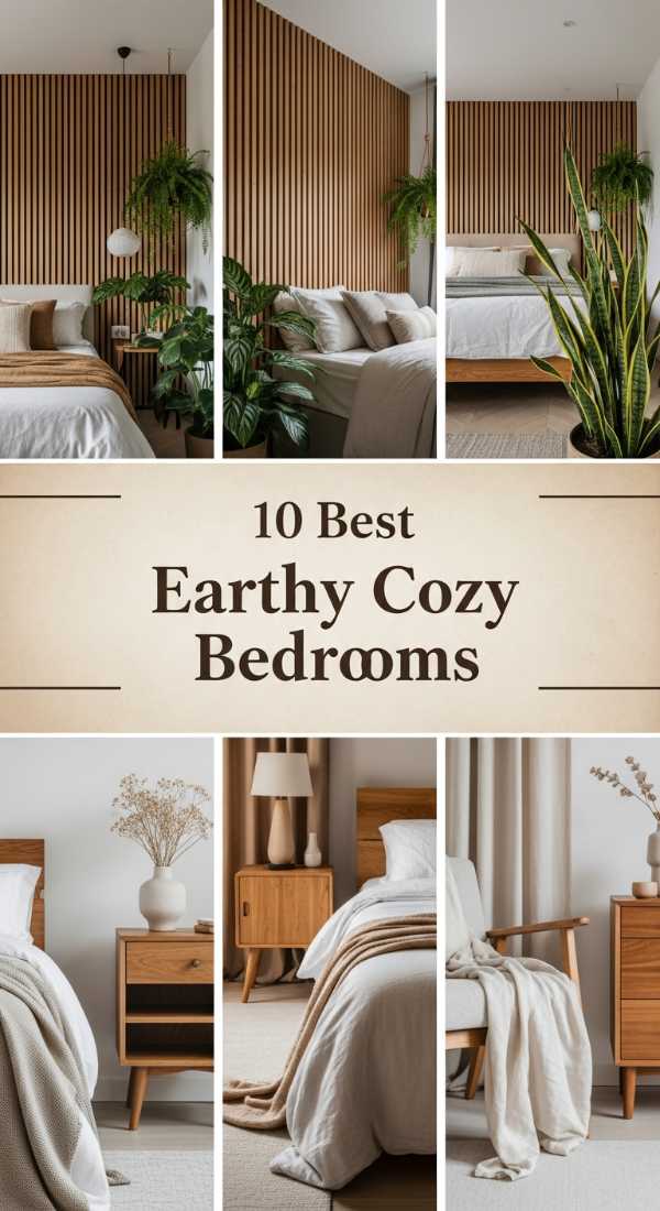 10 Best Earthy Cozy Bedrooms 69f26a5705d75