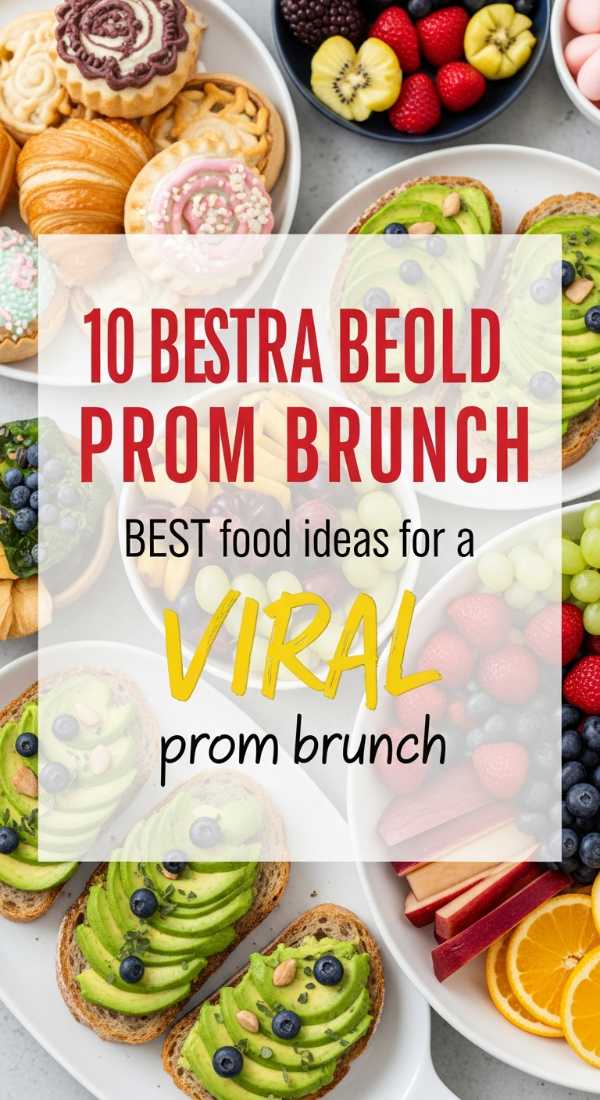 10 Best Food Ideas For A Viral Prom Brunch 69eb998bd3eea