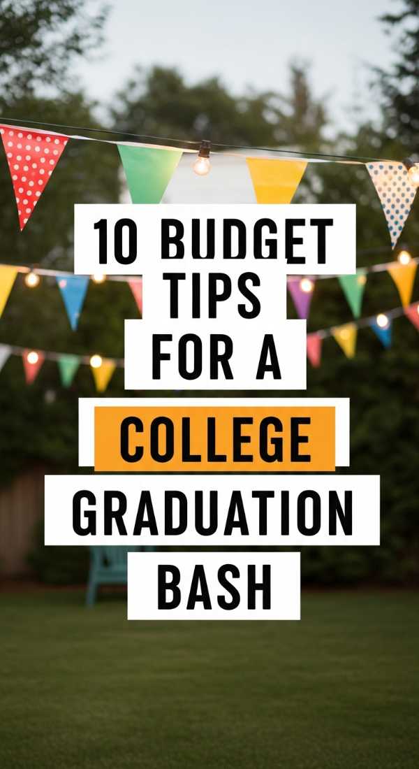 10 Budget Tips For A College Graduation Bash 69ecb0825b7a1