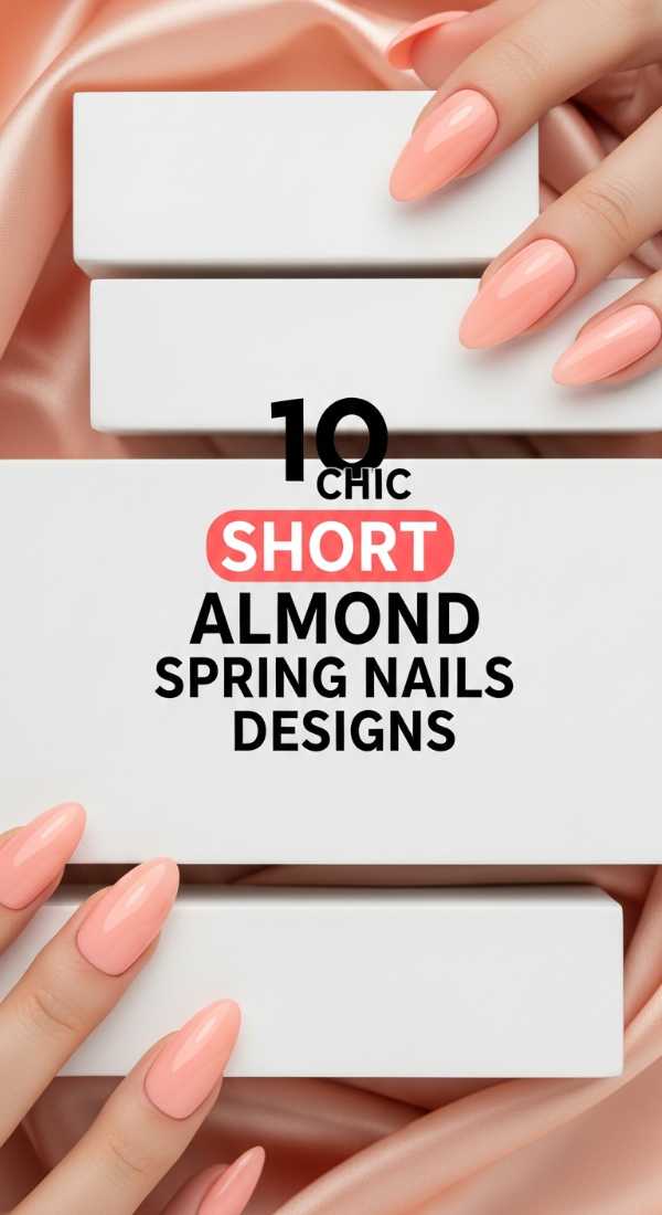 10 Chic Short Almond Spring Nails Designs 69df1d4cebfe3