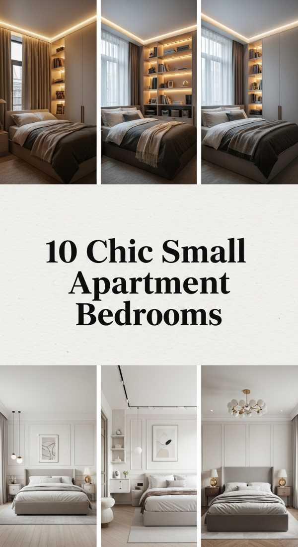 10 Chic Small Apartment Bedrooms 69f26b31916ca