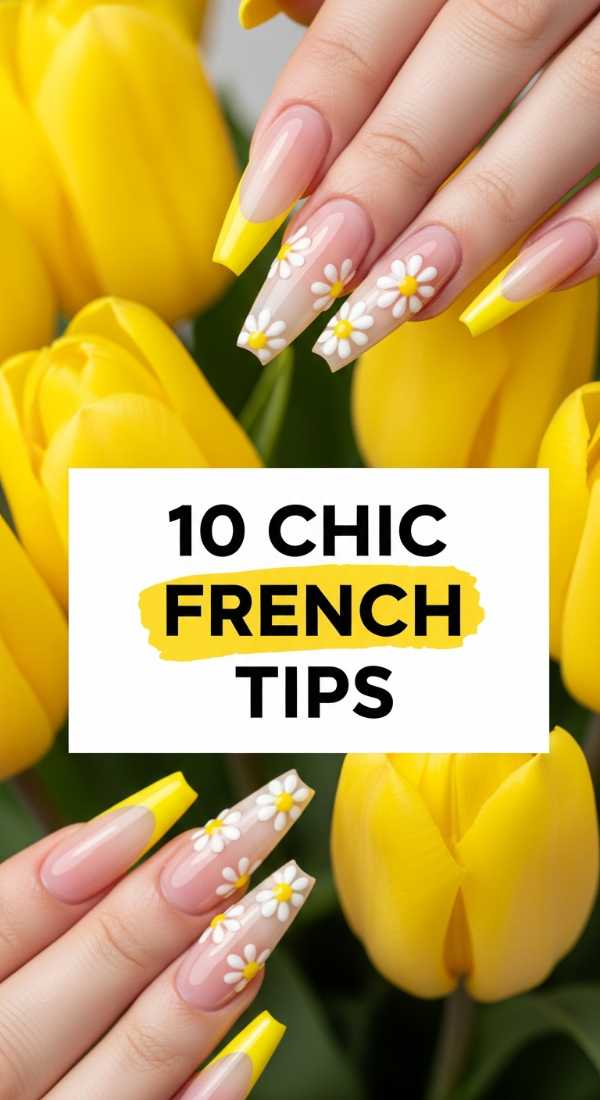 10 Chic Spring Nails French Tip Ideas 69df1d4a7c490