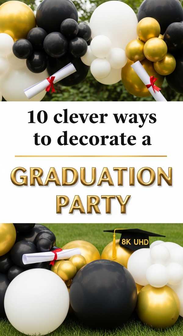 10 Clever Ways To Decorate A Graduation Party 69e60f5419bba