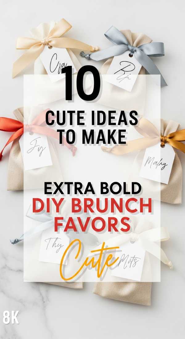10 Cute Ideas To Make Diy Prom Brunch Favors 69eb9991e4bf3