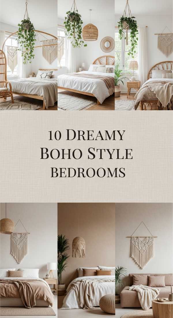 10 Dreamy Boho Style Bedrooms 69f26b3467249