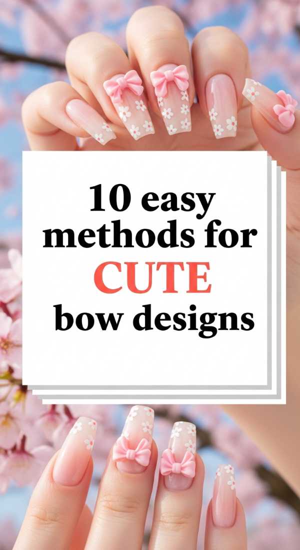 10 Easy Methods For Cute Bow Designs 69e7802a41722