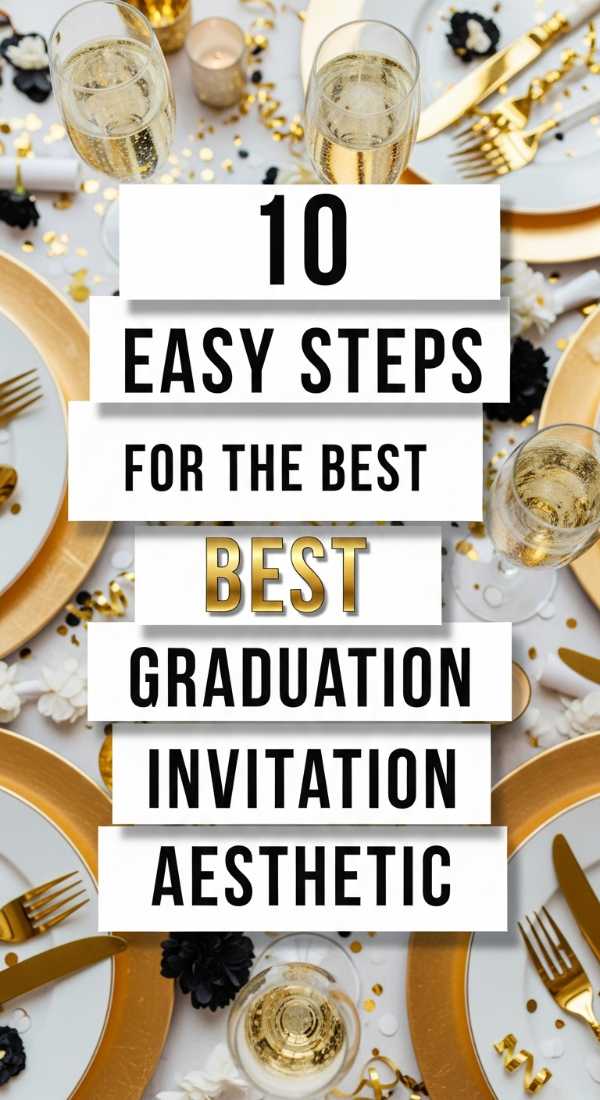 10 Easy Steps For The Best Graduation Invitation Aesthetic 69e9026533385