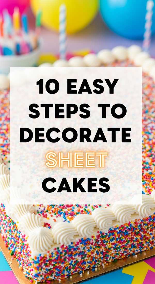 10 Easy Steps To Decorate Sheet Cakes 69ef467dc8a3f