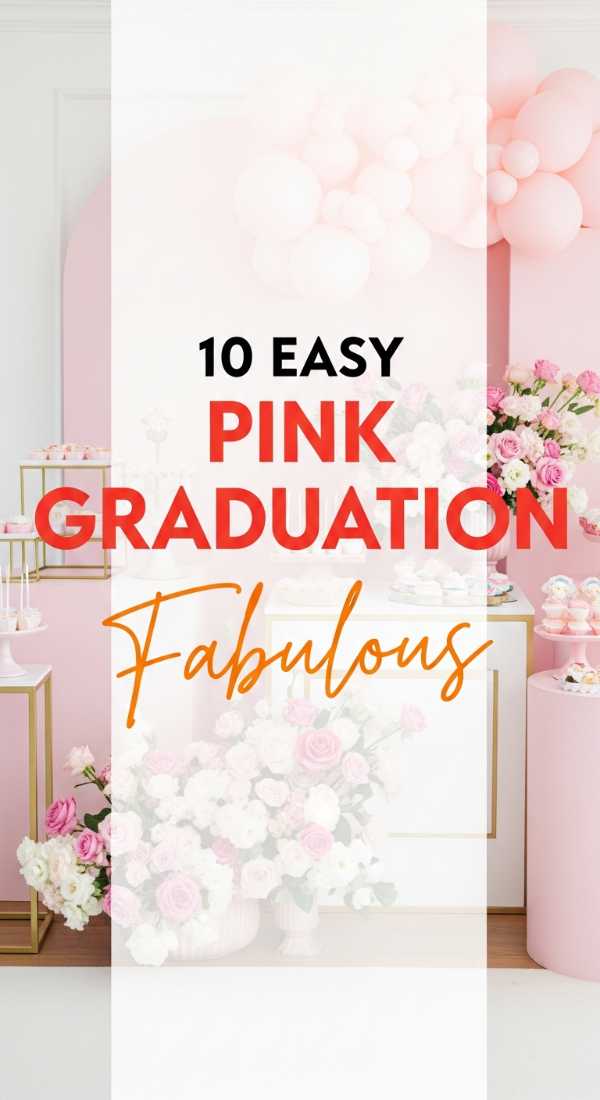 10 Easy Steps To Host A Pink Graduation Party 69e7303cb2e33