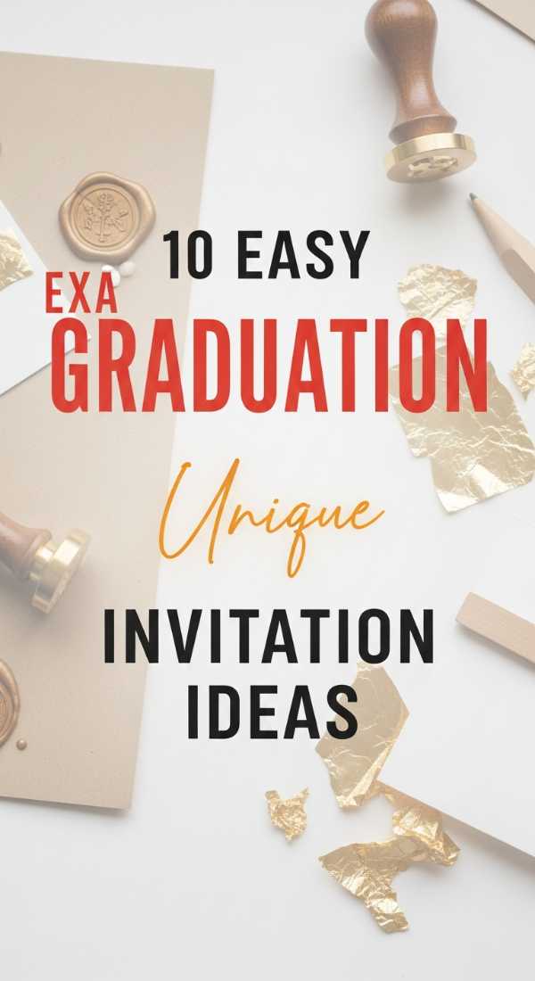 10 Easy Ways To Craft Unique Graduation Invitations 69e8f8dc73cfb