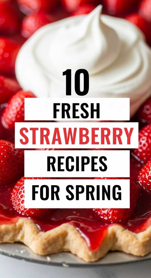 10 Fresh Strawberry Recipes For Spring 69de7f0c3e593