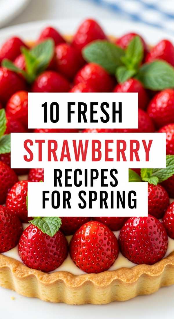 The Sizzling Season: Must-Try Recipes for Warmer Weather 10 Fresh Strawberry Recipes For Spring 69de7f0f13425