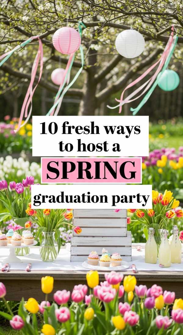 10 Fresh Ways To Host A Spring Graduation Party 69e60f419d1a6