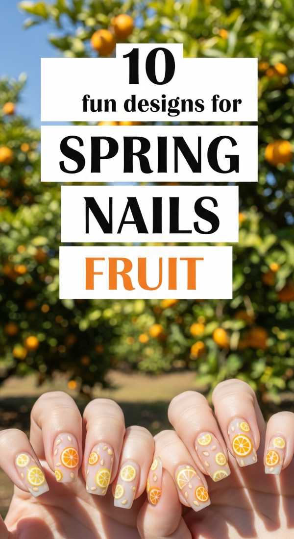 10 Fun Designs For Spring Nails Fruit 69e3c1de418c5