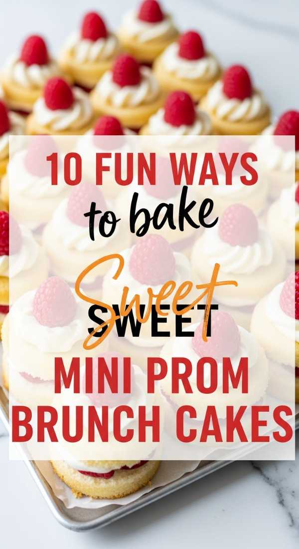 10 Fun Ways To Bake Mini Prom Brunch Cakes 69efa7c157636