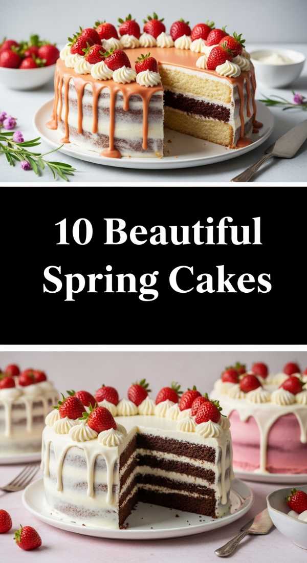 10 Gorgeous Spring Cake Designs For Parties 69f39444ab860