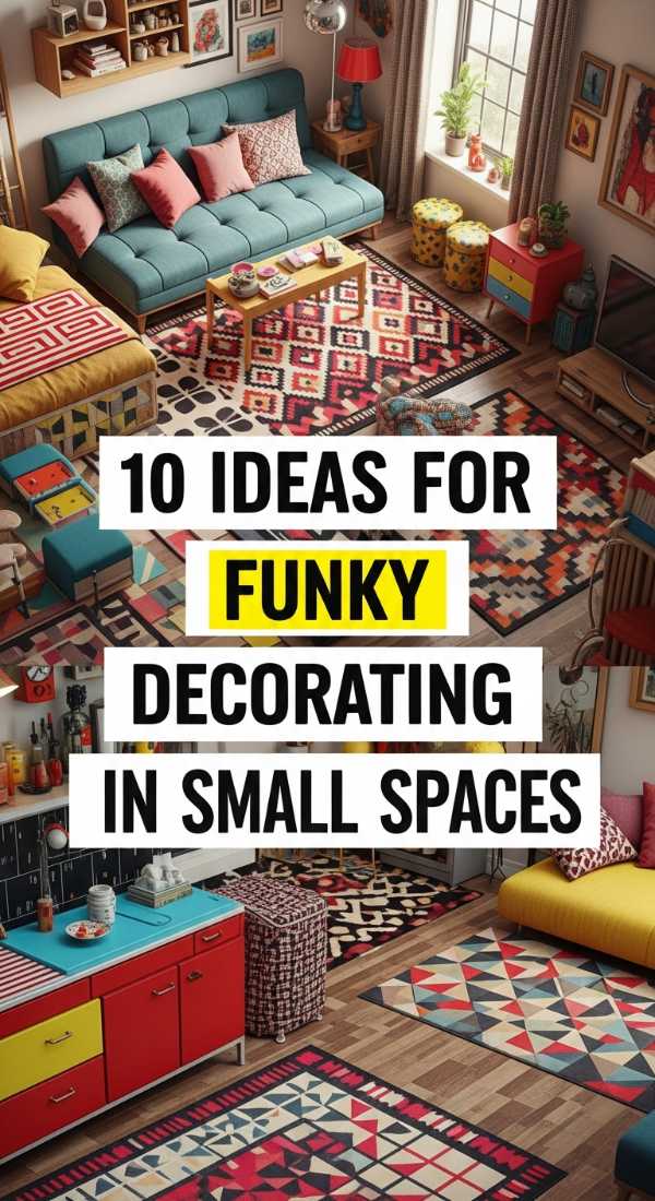 10 Ideas For Funky Decorating In Small Spaces 69ee5bd4db517