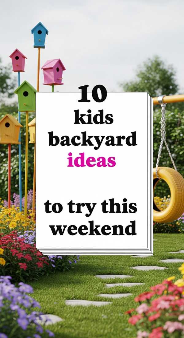 10 Kids Backyard Ideas To Try This Weekend 69f32c5b8464c