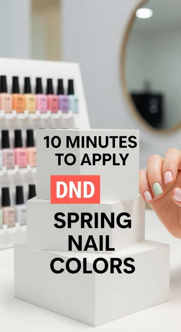 10 Minutes To Apply Dnd Spring Nail Colors 69ea68a8ded30