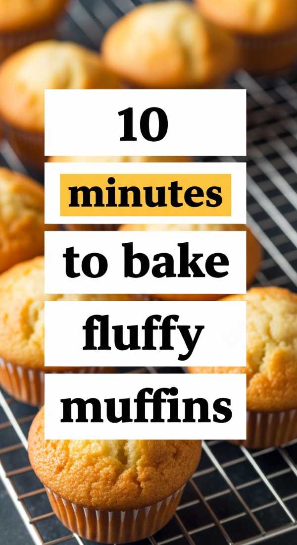 10 Minutes To Bake Fluffy Muffins 69edfa8fd714b