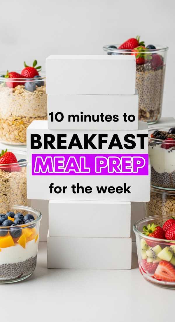 10 Minutes To Breakfast Meal Prep For The Week 69e9b57003094