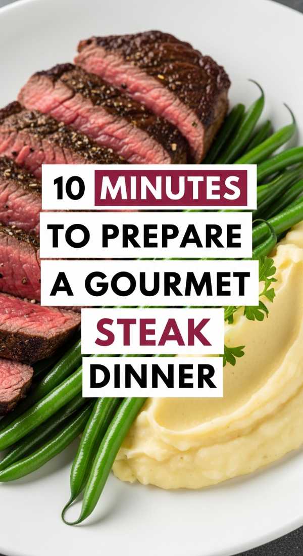 10 Minutes To Prepare A Gourmet Steak Dinner 69e20d2eb35a2