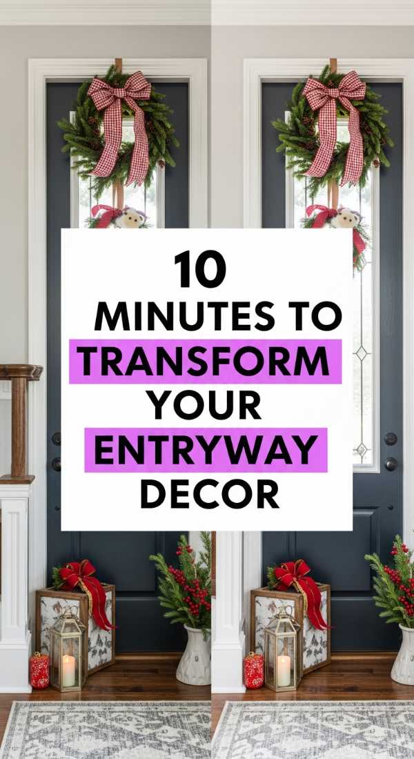 10 Minutes To Transform Your Entryway Decor 69f0ed92b7ffe
