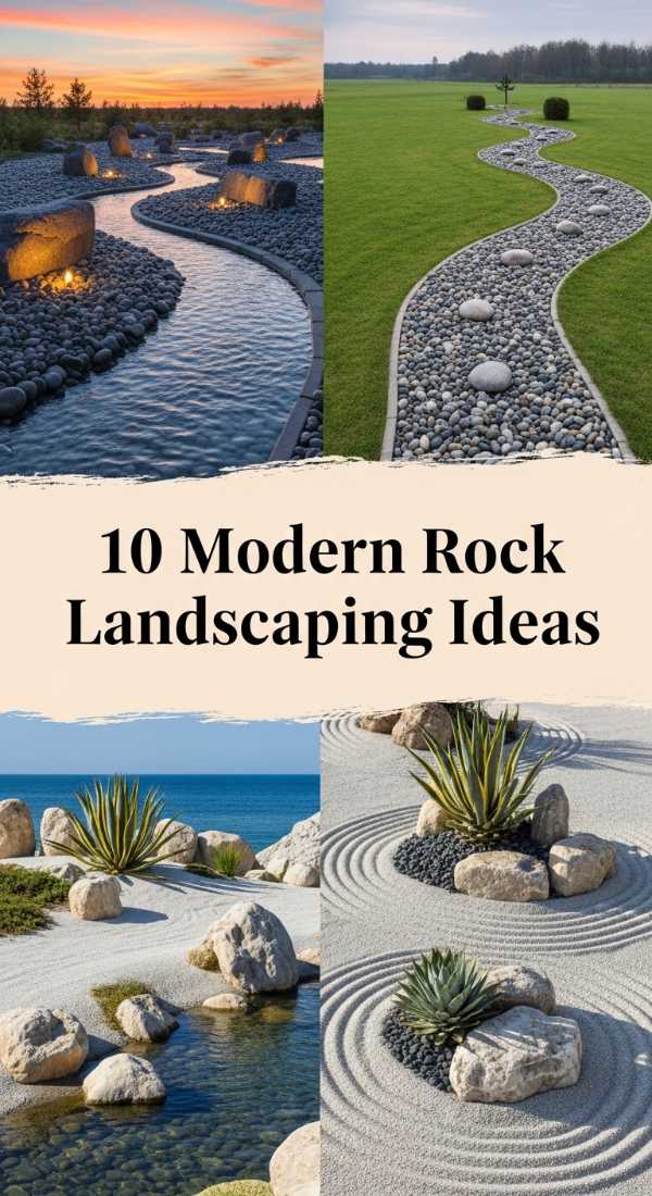10 Modern Rock Landscaping Ideas 69f26b2d12e26
