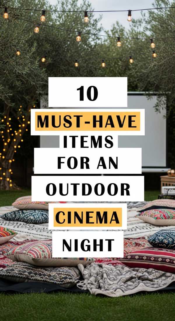 10 Must Have Items For An Outdoor Cinema Night 69ee54d95b590