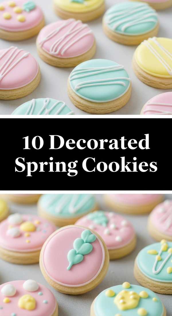 10 Pretty Decorated Spring Cookies Step By Step Guide 69f394529e3f5