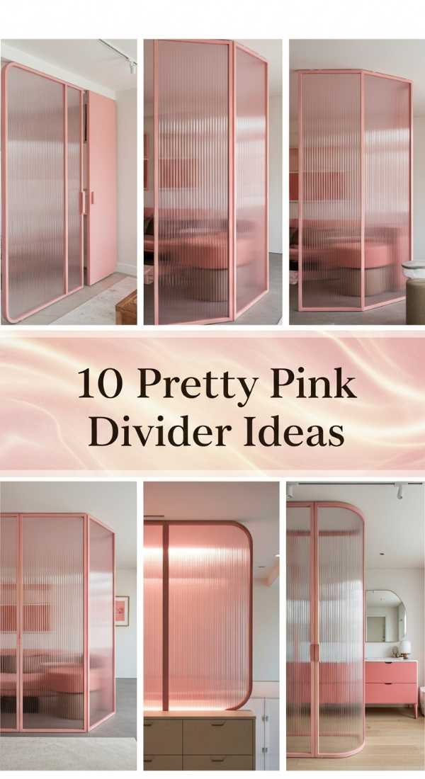 10 Pretty Pink Divider Ideas 69f3a6bb97f65