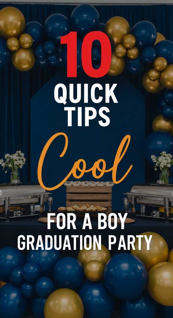 10 Quick Tips For A Boy Graduation Party 69e7303a93bde